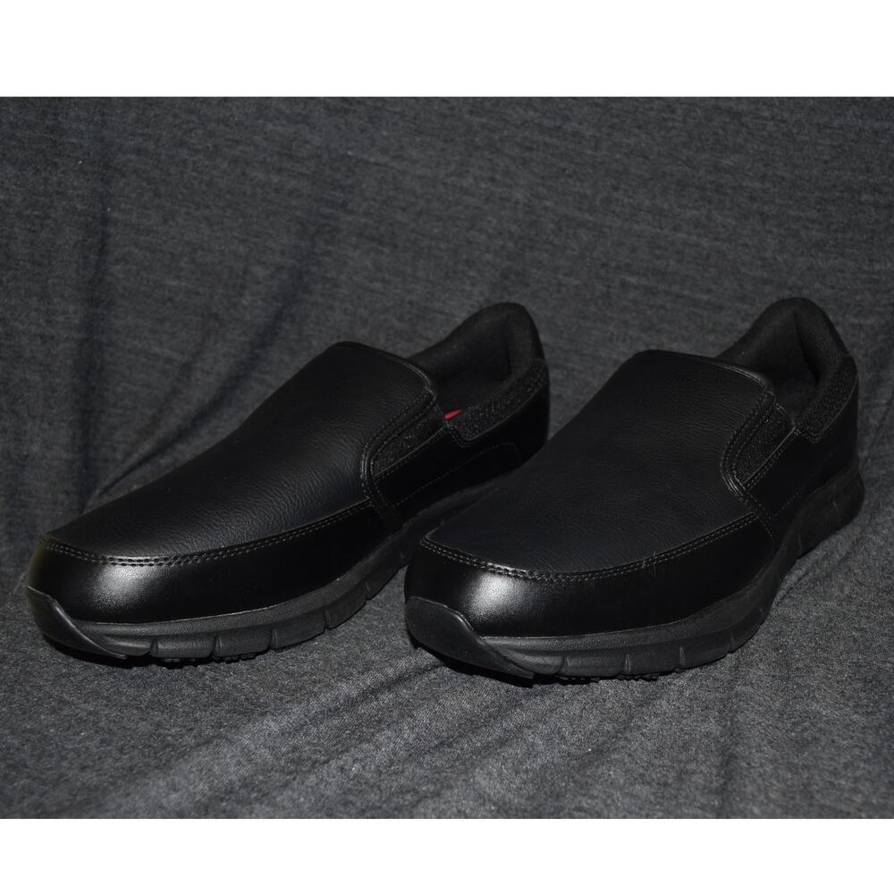 Skechers Men's Size 12 Work Relaxed Fit Groton Slip Resistant Slip-On Shoes